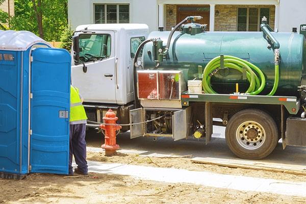 Porta Potty Rental of Bourbonnais workers